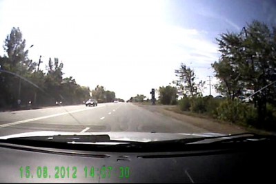 КАМАЗ не заметил