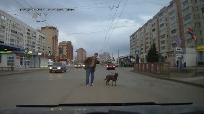 На сфетофоре