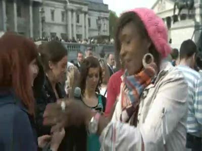 T-Mobile Sing-along Trafalgar Square