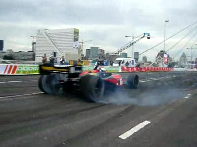 Robert Doornbos in Champcar at Bavaria City Racing 2007