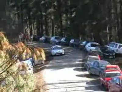 непонятная парковка на ралли