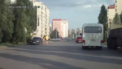 Драка на дороге