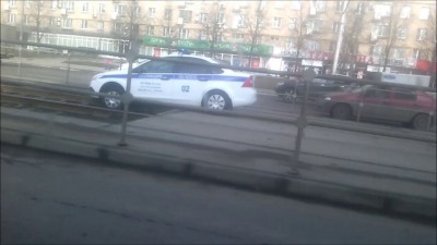 Менты попали в дтп.