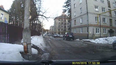 Летчик на Калине в колее