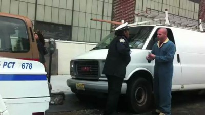 crazy guy cuts off parking meter with saw!!!