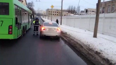 Минск - гаишники без значков