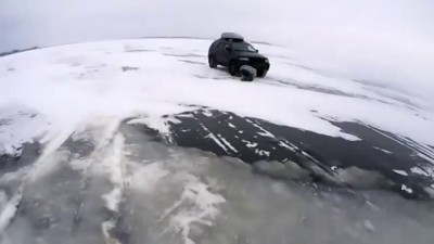 Утопили джип