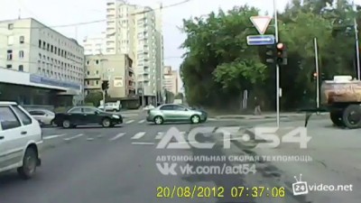 На красный