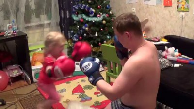 Новогодний бой/ kills his father