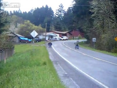 Гонщик-инвалид , ему нечего уже терять