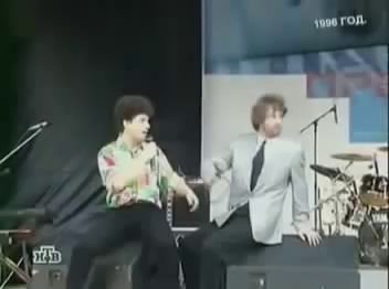 Ельцин танцует 1996 год