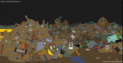 Кайл на свалке