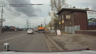 Сбил пешехода в Иркутске