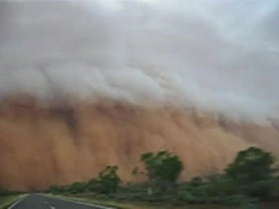 Broken Hill Dust Storm Australia