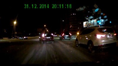 Хундай оочень торопился встретить Новый год!