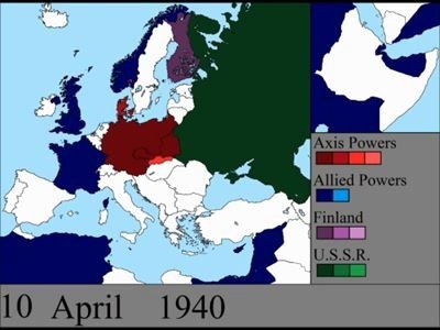 Вторая мировая война за 7 минут