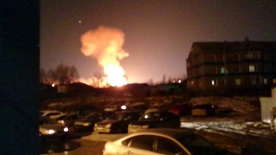Пожар в Нягани
