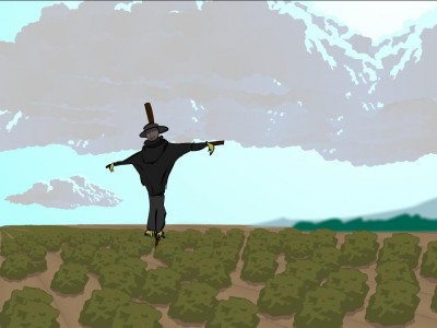 История Пугало - Fågelskrämman