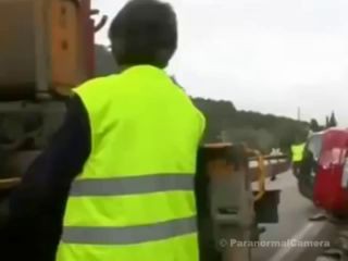 Камера засняла призрак погибшего в автокатастрофе