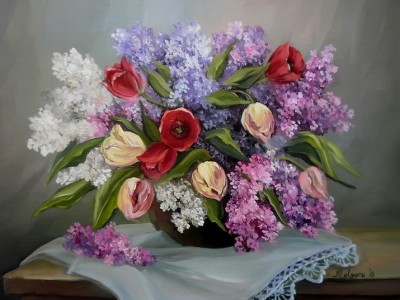 Кошка учится считать