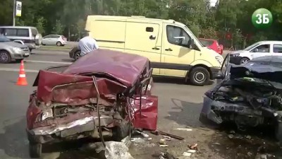 Эксклюзивное видео страшного ДТП на Ярославке 16.07.2014