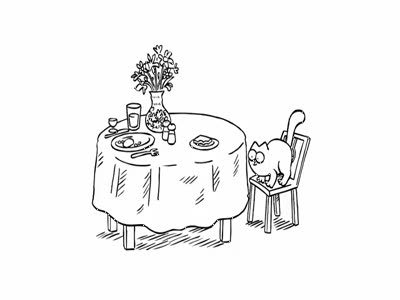 Simon's Cat in Lunch Break