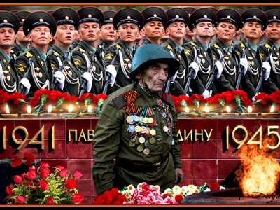 Ты стоишь и молчишь у святого огня... С Днем Победы, дорогие ветераны !!!