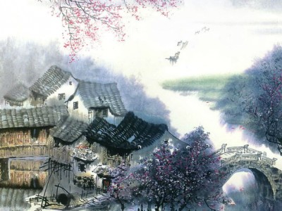 Китайский, традиционный китайский живописи.