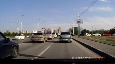 Дебил на встречке