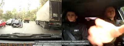 Хрустик решил обогнать КамАЗ....