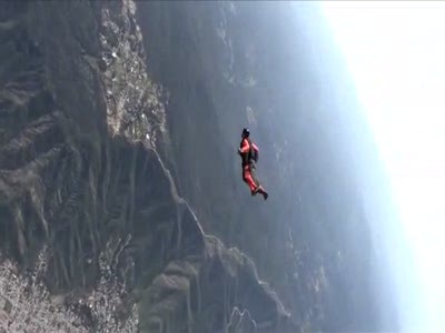 Base jump - свободный полет