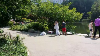 Нежданчик в парке