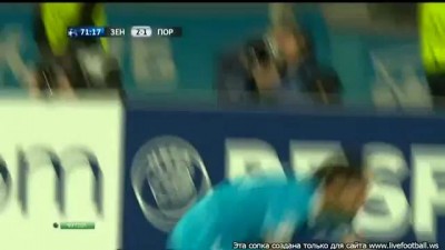 Зенит - Порту 3 -1 гол Мигел Данни Fc Zenit - Fc Porto Goal Danny 2011