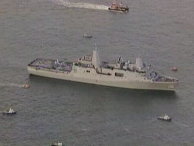 новый корабль ВМС США "Нью-Йорк". 