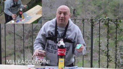 Coke + Nutella + Mentos + Durex world record