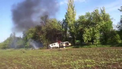 Новое Расстрел Блокпоста видео с места БОЯ Вертушки Солдаты молятся Волноваха Славянск/Sloviansk