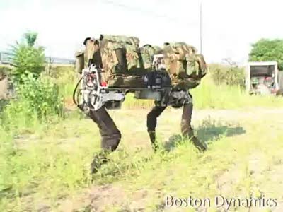 Boston Dynamics BigDog Robot - the Army mule
