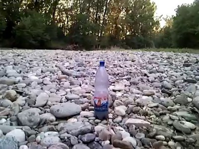 карбид+вода+бутылка Взрыв