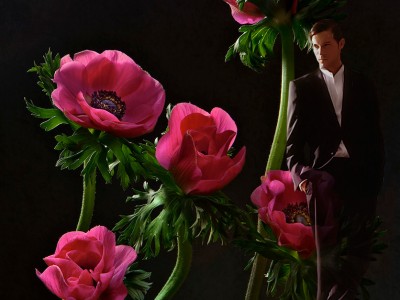 биелые розы