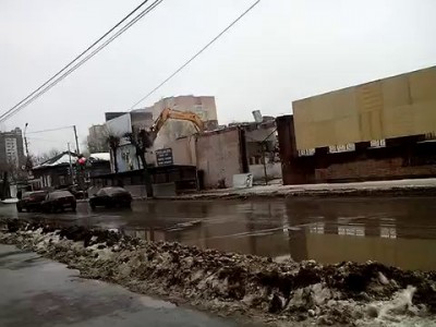 Демонтаж здания в Рязани