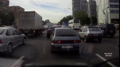 Конфликт на дороге с гостями столицы