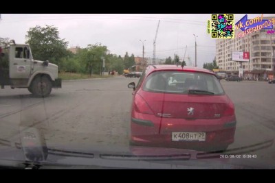Мелкое ДТП на круге, Архангельск