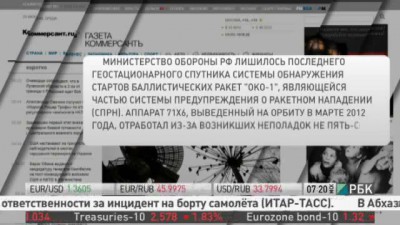 Минобороны лишилась последнего спутника «ОКО-1»