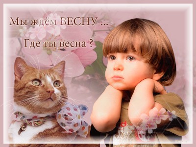 Мы ждём весну ... где ты весна ?
