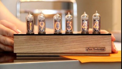 Часы на лампах от мастерской Past Indicator (Nixie Clock)