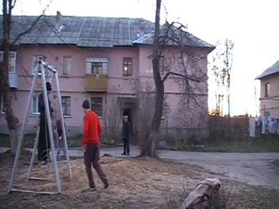 Классный трюк на качелях