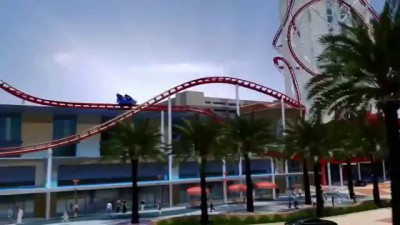 Skyscraper World's Tallest Roller Coaster POV - Skyplex Orlando