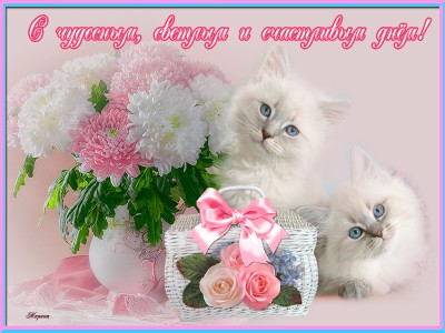 С чудесным , светлым и счастливым днём !