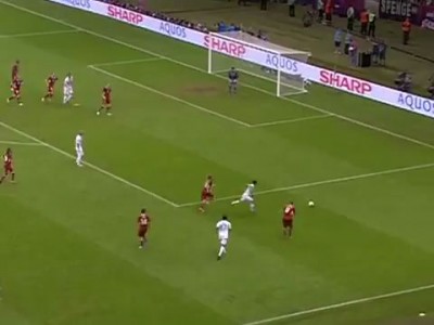 Goal Cristiano Ronaldo Czech Republic 0 x 1 Portugal EURO CUP 2012