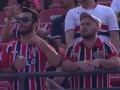 Players enter the field with dogs in Brazil Football Serie A